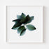 Green Leaves Floral Art Print
